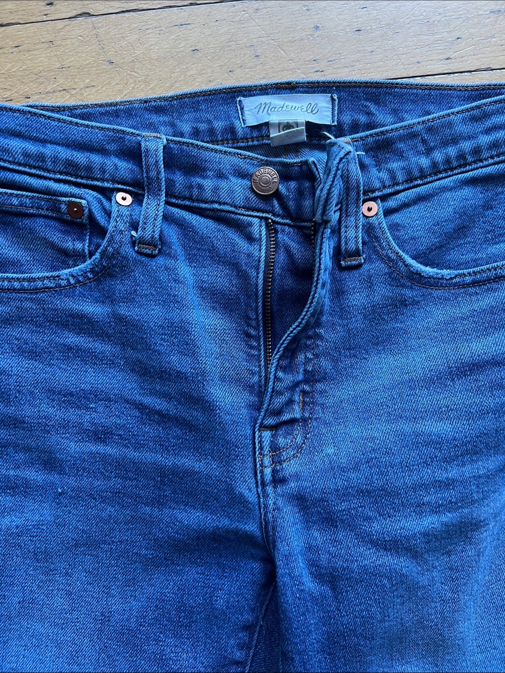 Madewell Deep Blue High-Rise Jeans Size 25